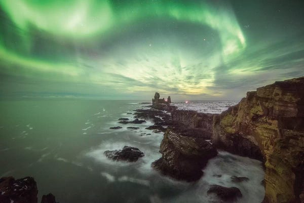 Iceland: Londrangar In Iceland by Philippe Manguin