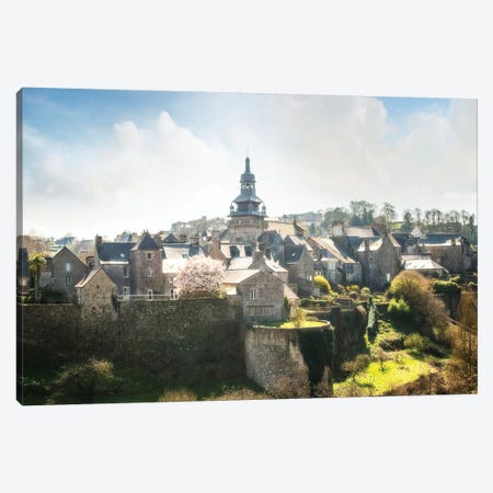 Moncontour Old Village In Brittany Canvas Print #PHM135} by Philippe Manguin Canvas Art Print