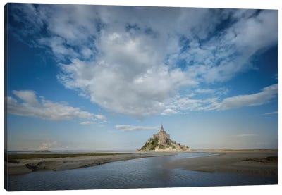 Mont Saint Michel Canvas Art Print - Normandy