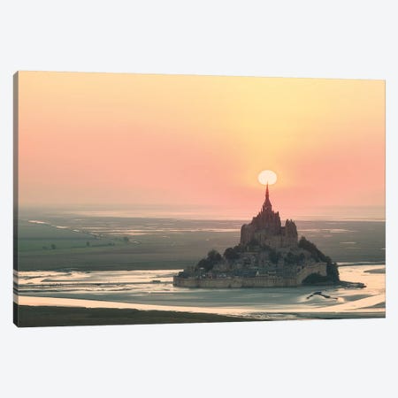 Mont Saint Michel Target Canvas Print #PHM149} by Philippe Manguin Canvas Print