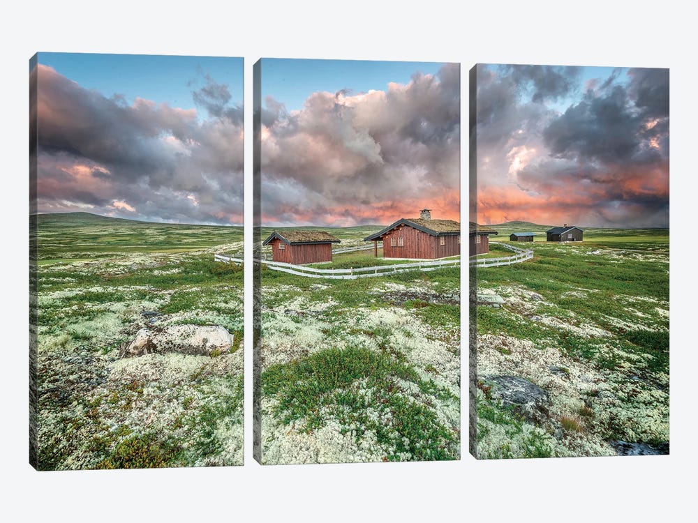 Norway, After The Storm by Philippe Manguin 3-piece Canvas Art Print