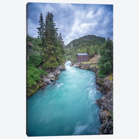 Norway River Canvas Print #PHM157} by Philippe Manguin Art Print