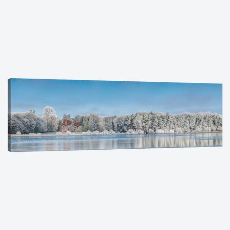 Panoramic Winter Lake Canvas Print #PHM168} by Philippe Manguin Canvas Print