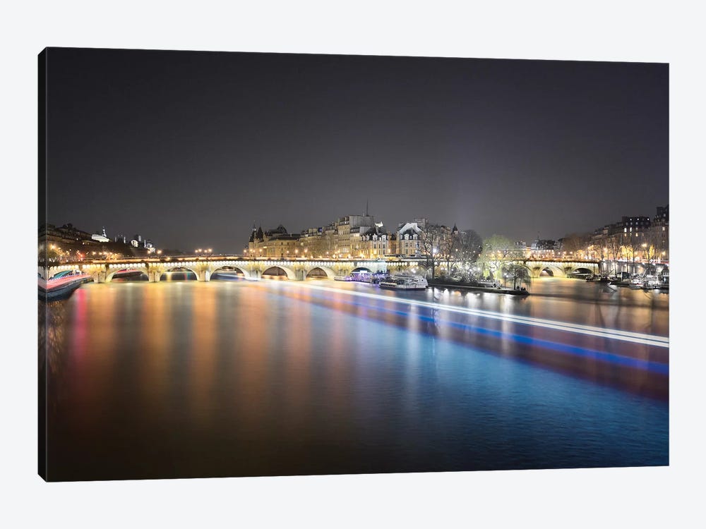 Paris From Pont Des Arts by Philippe Manguin 1-piece Canvas Art