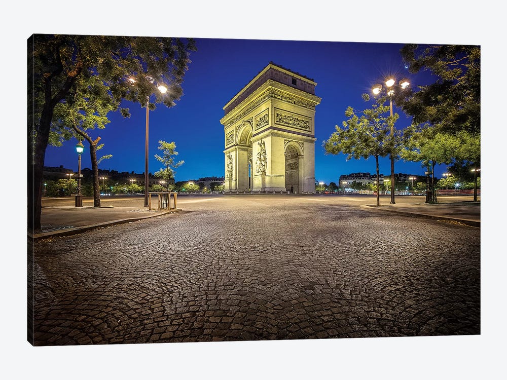 Paris, Arc De Triomphe by Philippe Manguin 1-piece Canvas Print