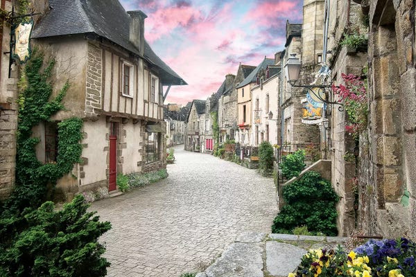Brittany: Rochefort En Terre En Bretagne by Philippe Manguin