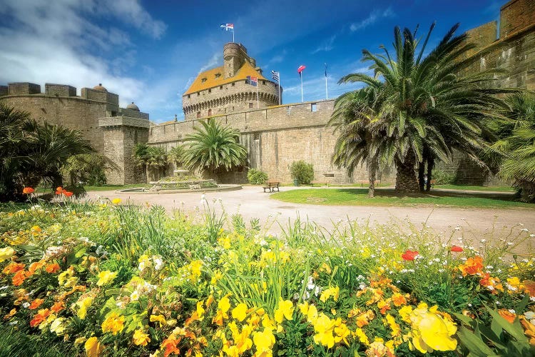 Saint Malo Castle In Bretagne