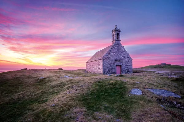 Brittany: Saint Michel De Brasparts Church II by Philippe Manguin