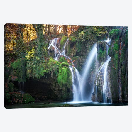 Tufs Waterfall Canvas Print #PHM222} by Philippe Manguin Canvas Wall Art