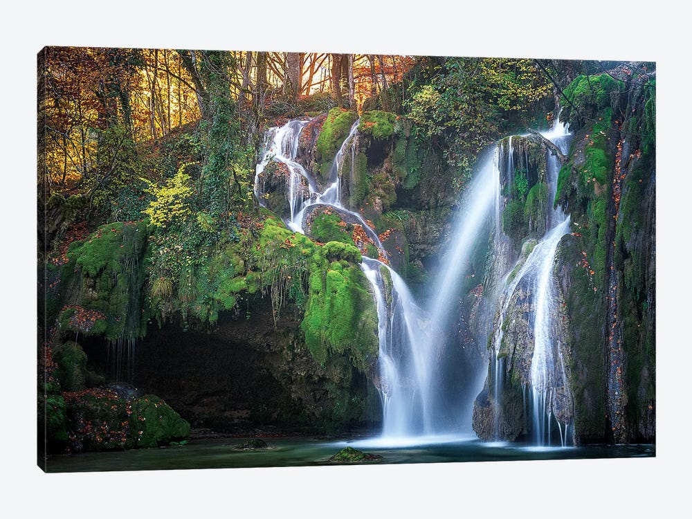 Tufs Waterfall by Philippe Manguin 1-piece Canvas Artwork