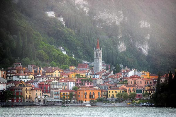 Lombardy: Varenna City In Italy by Philippe Manguin