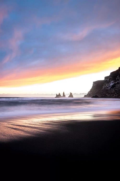Vik Beach In Iceland by Philippe Manguin wall art