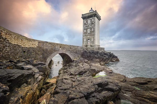Lighthouses: Bretagne, Le Phare De Kermorvan by Philippe Manguin