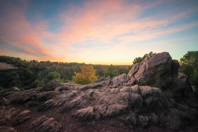 Broceliande At Sunset