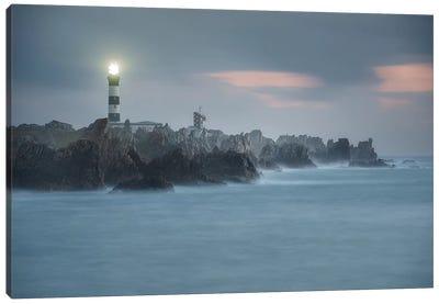 Bretagne, Ouessant Island Canvas Art Print - Lighthouse Art