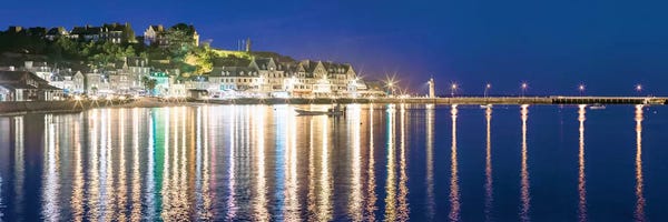 Brittany: Cancale At Night by Philippe Manguin