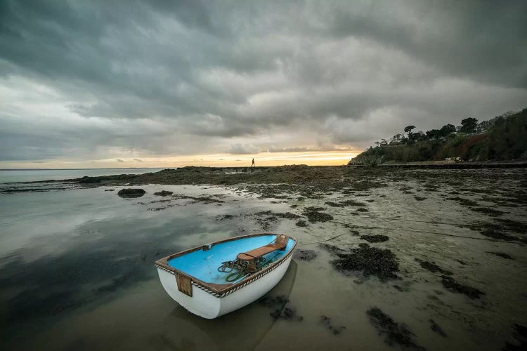 Cancale Sea Shore In Bretagne