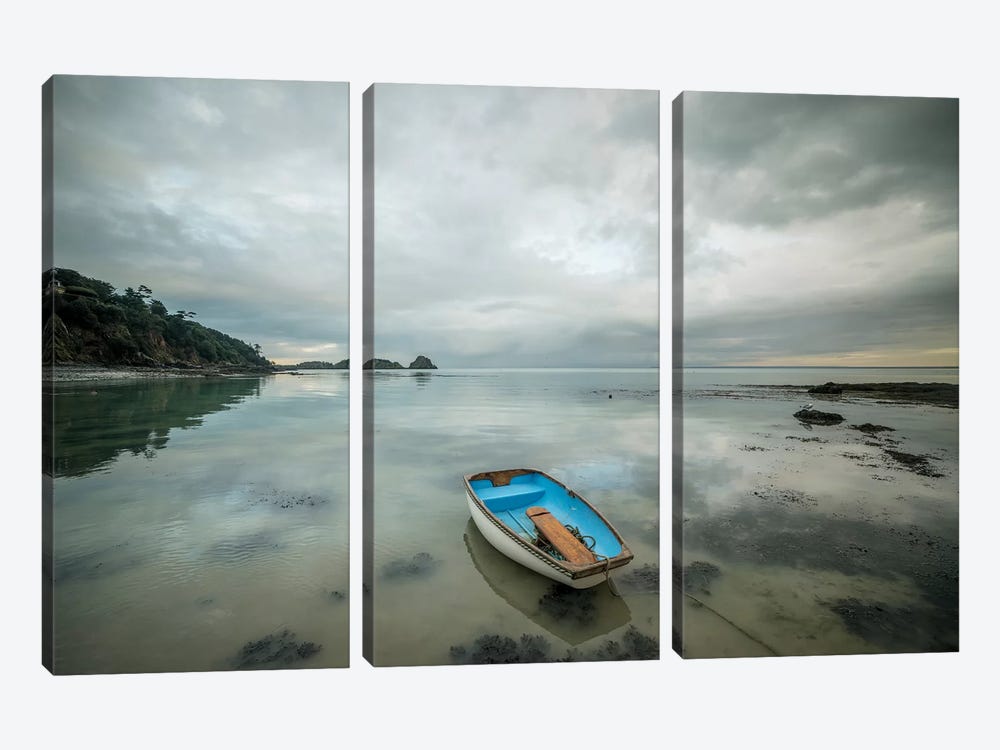 Cancale Zen Time by Philippe Manguin 3-piece Canvas Print