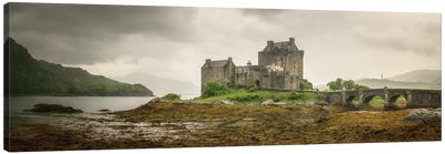 Eilean Donan Castle On Loch Duich Dornie Highlands Region Scotland Canvas Art Print - Castle & Palace Art