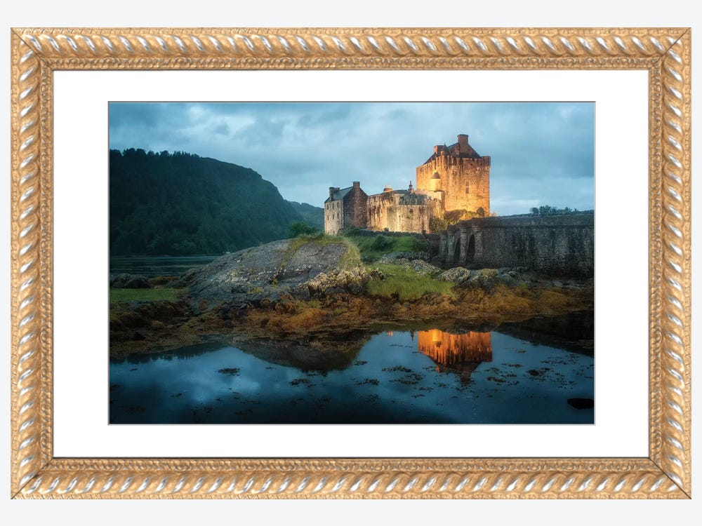 Eilean Donan Castle Canvas Manguin Canv Wall Art - Philippe | Scotland