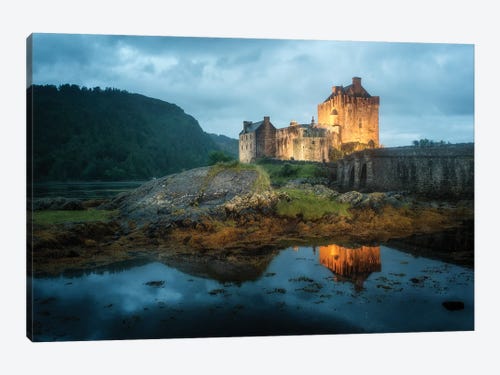 Art print POSTER Canvas Eilean Donan Castle Loch Duich Scotland 