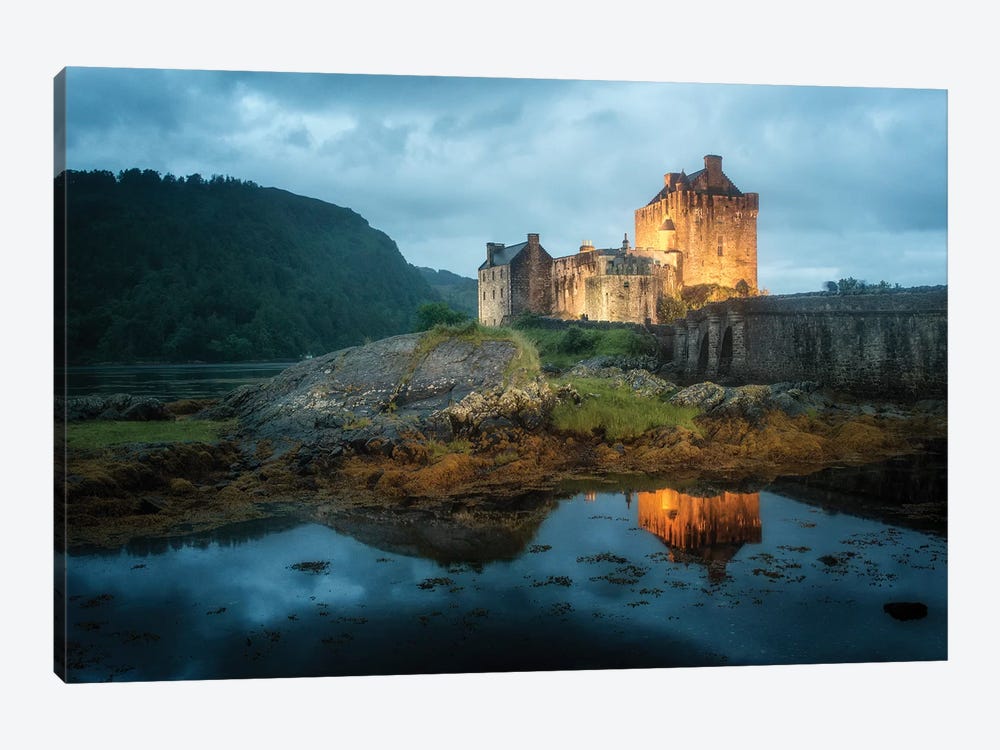 Panoramic Scottish Landscape Print Eilean Donan Castle Print