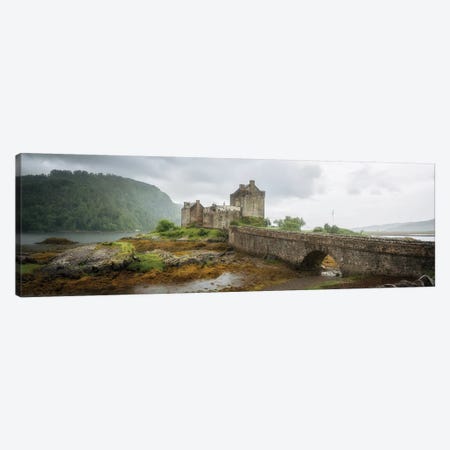 Eilean Donan Castle, Dornie Panoramic Highland Region, Scotland, UK Canvas Print #PHM276} by Philippe Manguin Canvas Art