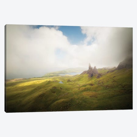 Isle Of Skye Old Man Of Storr In Highlands Scotland I Canvas Print #PHM281} by Philippe Manguin Canvas Wall Art