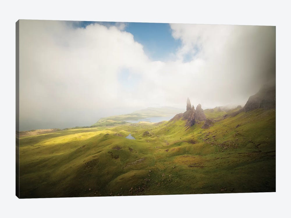 Isle Of Skye Old Man Of Storr In Highlands Scotland I by Philippe Manguin 1-piece Canvas Print