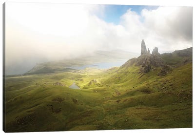 Isle Of Skye Old Man Of Storr In Highlands Scotland III Canvas Art Print - Scotland Art