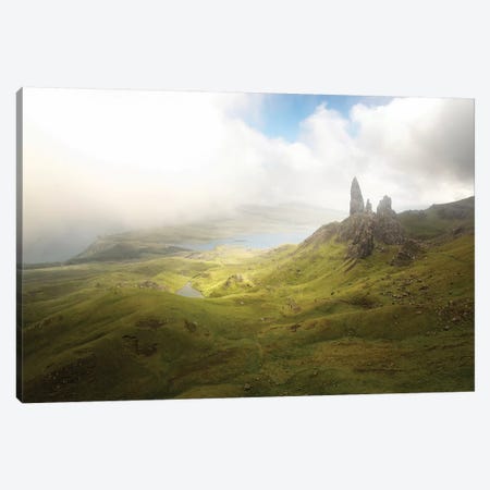 Isle Of Skye Old Man Of Storr In Highlands Scotland III Canvas Print #PHM283} by Philippe Manguin Canvas Art