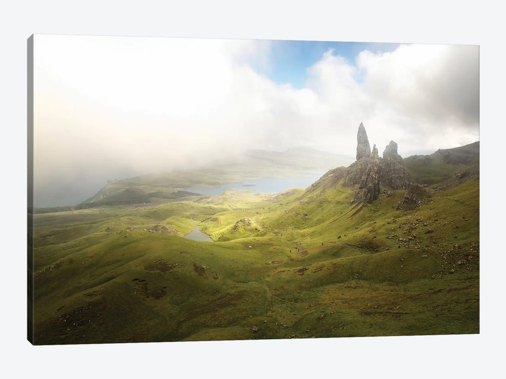 Isle Of Skye Old Man Of Storr In Highlands Scotland III by Philippe Manguin 1-piece Canvas Art Print