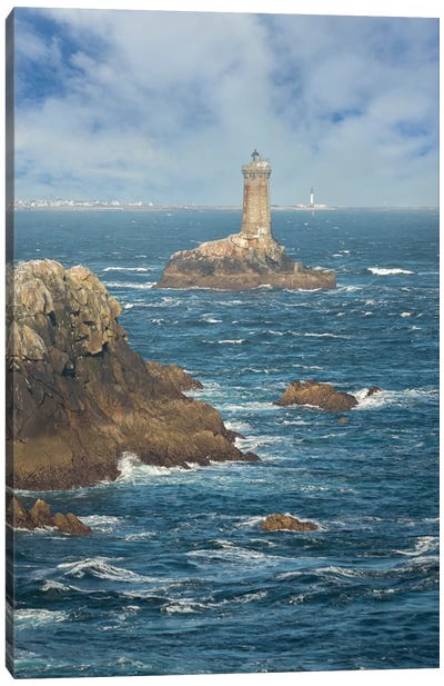La Vieille, Lighthouse Canvas Art Print - Lighthouse Art
