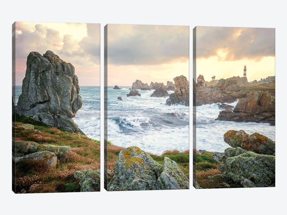 Ouessant Island From Brittany by Philippe Manguin 3-piece Canvas Artwork