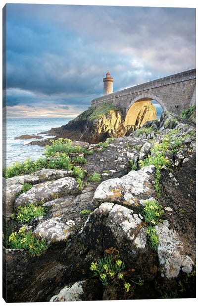 Phare Du Petit Minou - Brittany - France Canvas Art Print - Lighthouse Art