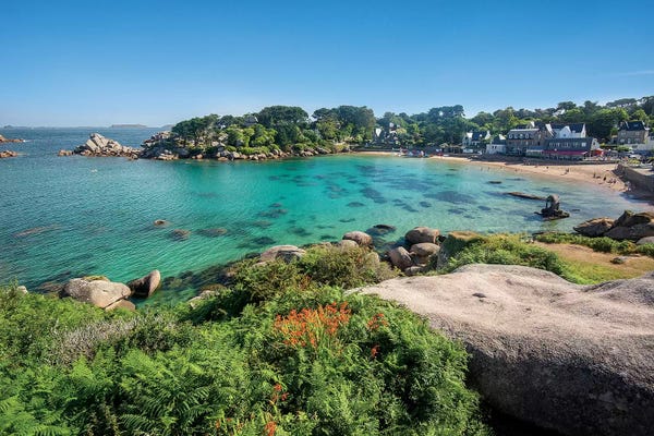 Brittany: Plage De Saint Guirec by Philippe Manguin