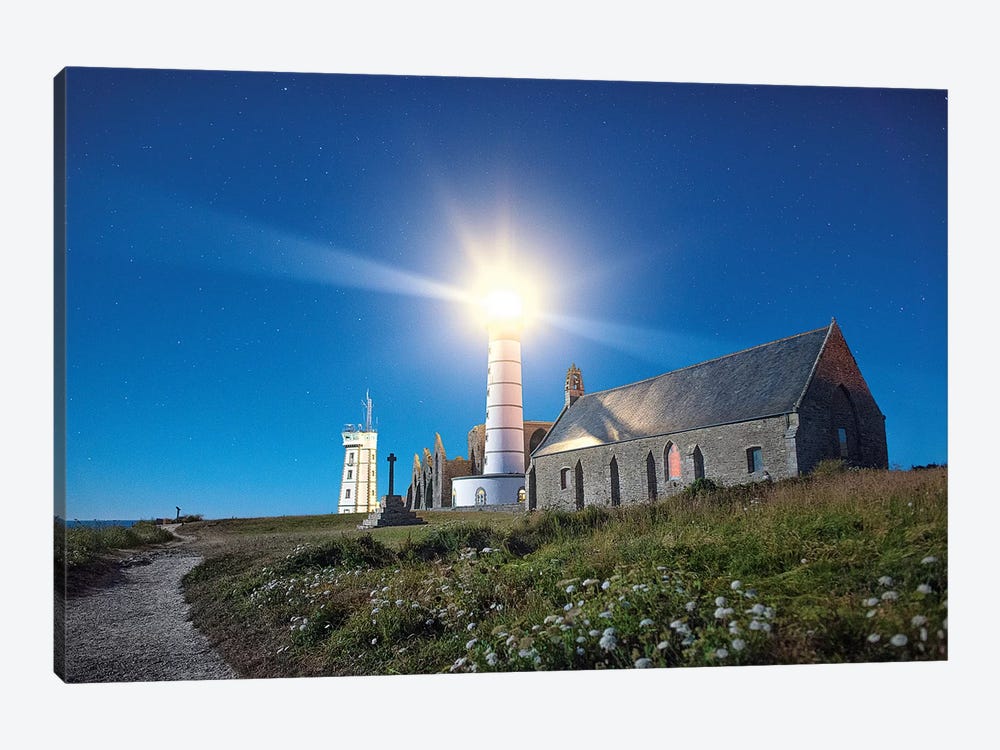 Pointe Saint Mathieu Lighthouse by Philippe Manguin 1-piece Canvas Art