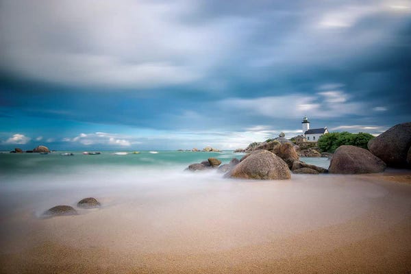 Rocky Beaches: Pontusval Lighthouse In Brignogan by Philippe Manguin