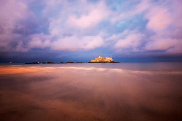 Brittany: Saint Malo Bretagne Pink Mood by Philippe Manguin