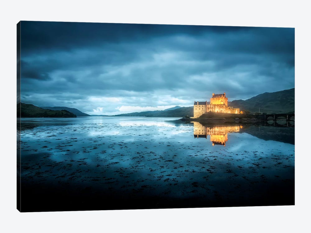 Scotland, Highlands, Eilean Donan Castle By Night  by Philippe Manguin 1-piece Canvas Art