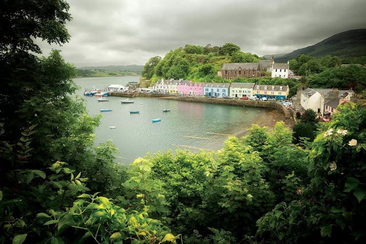 Scotland, Portree Harbor On Skye Island by Philippe Manguin wall art