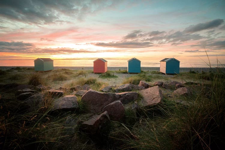 Sweet Sunset On The Beach In Scotland