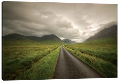 The Road To Highlands Canvas Art Print - Philippe Manguin