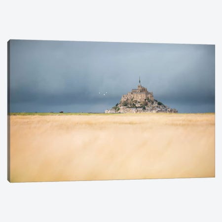 Mont Saint Michel Before The Rain Canvas Print #PHM342} by Philippe Manguin Art Print