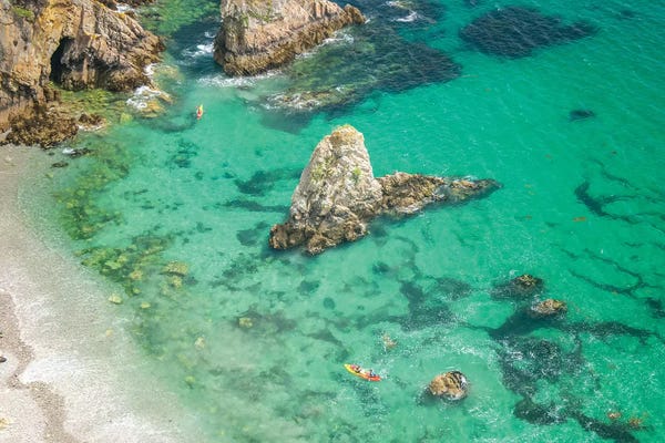 Brittany: Crozon Paradise Beach In Brittany II by Philippe Manguin