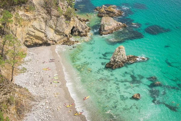 Brittany: Crozon Paradise Beach In Brittany by Philippe Manguin