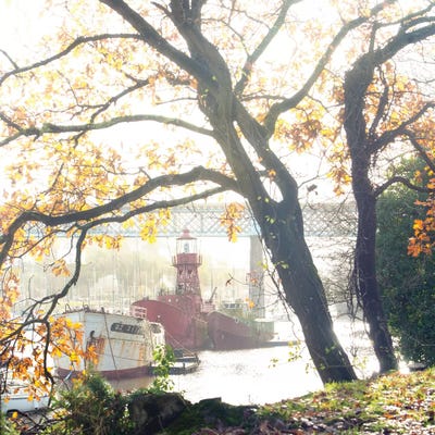Scarweather Fire Boat In Douarnenez by Philippe Manguin canvas print
