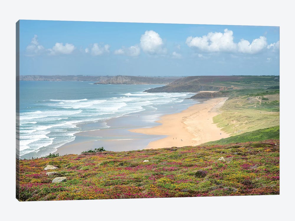 La Palue Beach In Brittany by Philippe Manguin 1-piece Canvas Print