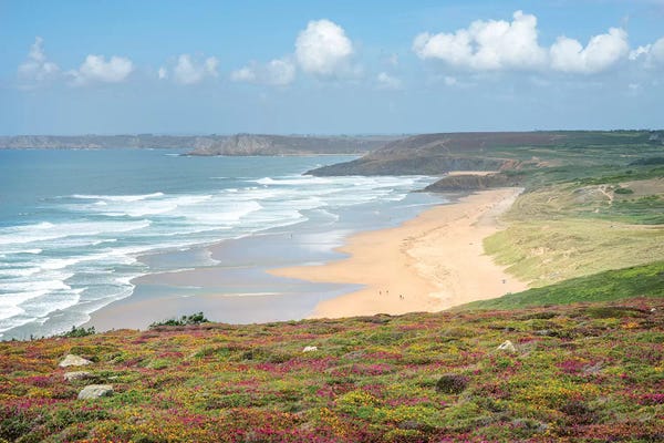 Brittany: La Palue Beach In Brittany by Philippe Manguin