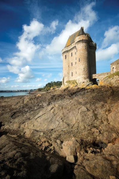 Solidor Tower In Saint Servan by Philippe Manguin canvas print